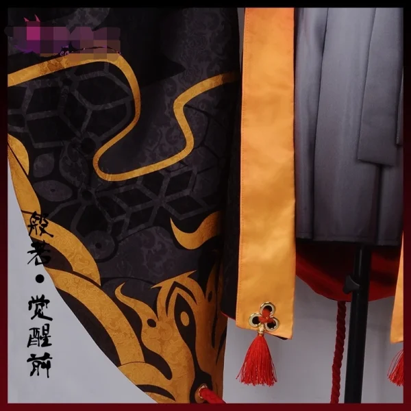 人気アニメ 陰陽師 コスプレ衣装 般若 ハロウィンパーティードレスセット マスク付き - 画像 (4)
