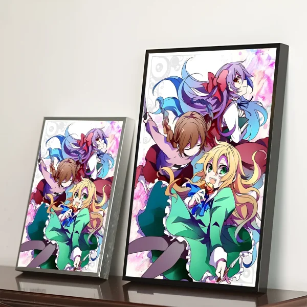 クラシックホラーIb 恐怖美術館 防水ポスター 紙ステッカー コーヒーハウスバー 美術壁画 - 画像 (14)