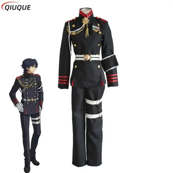 終わりのセラフ 一瀬グレン 軍服コスプレ衣装 ハロウィン対応