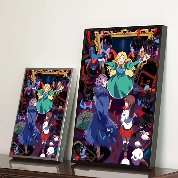クラシックホラーIb 恐怖美術館 防水ポスター 紙ステッカー コーヒーハウスバー 美術壁画 - 画像 (19)
