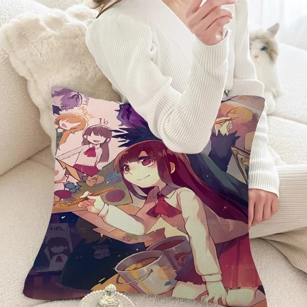 クラシックホラーゲームIb 恐怖の美術館 枕カバー デザインクッション ホリデー装飾 - 画像 (19)