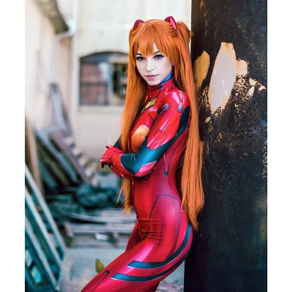 アニメ EVA コスプレ 服装 ボディースーツ アスカ アヤナミ レイ ラングレー - 画像 (6)