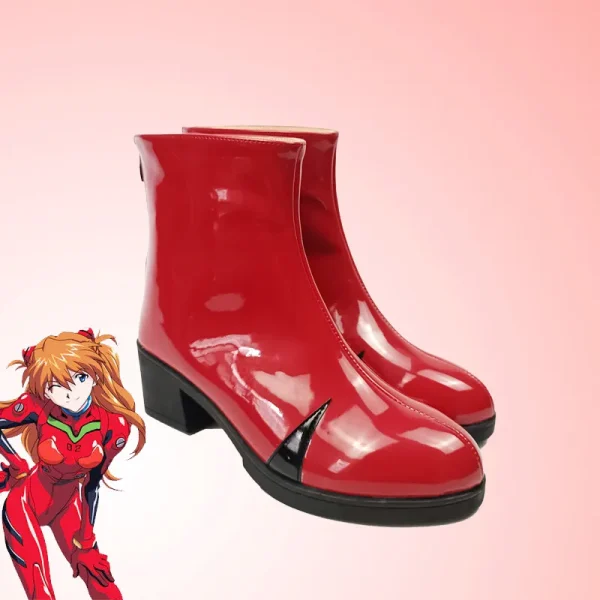 EVA02 明日香 ラングレー・ソーリュ コスプレブーツ カスタムメイド - 画像 (4)