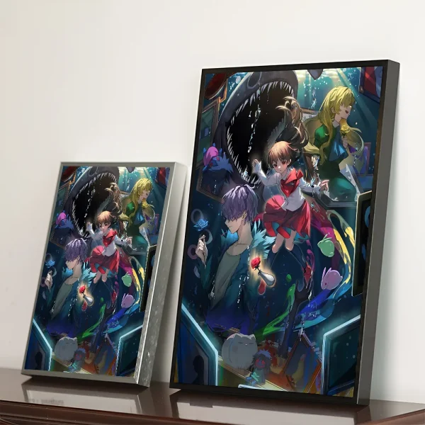 クラシックホラーIb 恐怖美術館 防水ポスター 紙ステッカー コーヒーハウスバー 美術壁画 - 画像 (17)