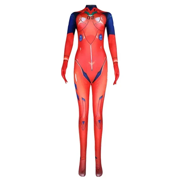 アニメ EVA コスプレ 服装 ボディースーツ アスカ アヤナミ レイ ラングレー - 画像 (10)