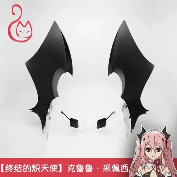 終わりのセラフ クルル・テペス ピンクロングポニーテール 耐熱 ウィッグ＋無料ウィッグキャップ - 画像 (5)