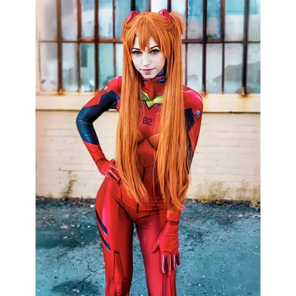 アニメ EVA コスプレ 服装 ボディースーツ アスカ アヤナミ レイ ラングレー
