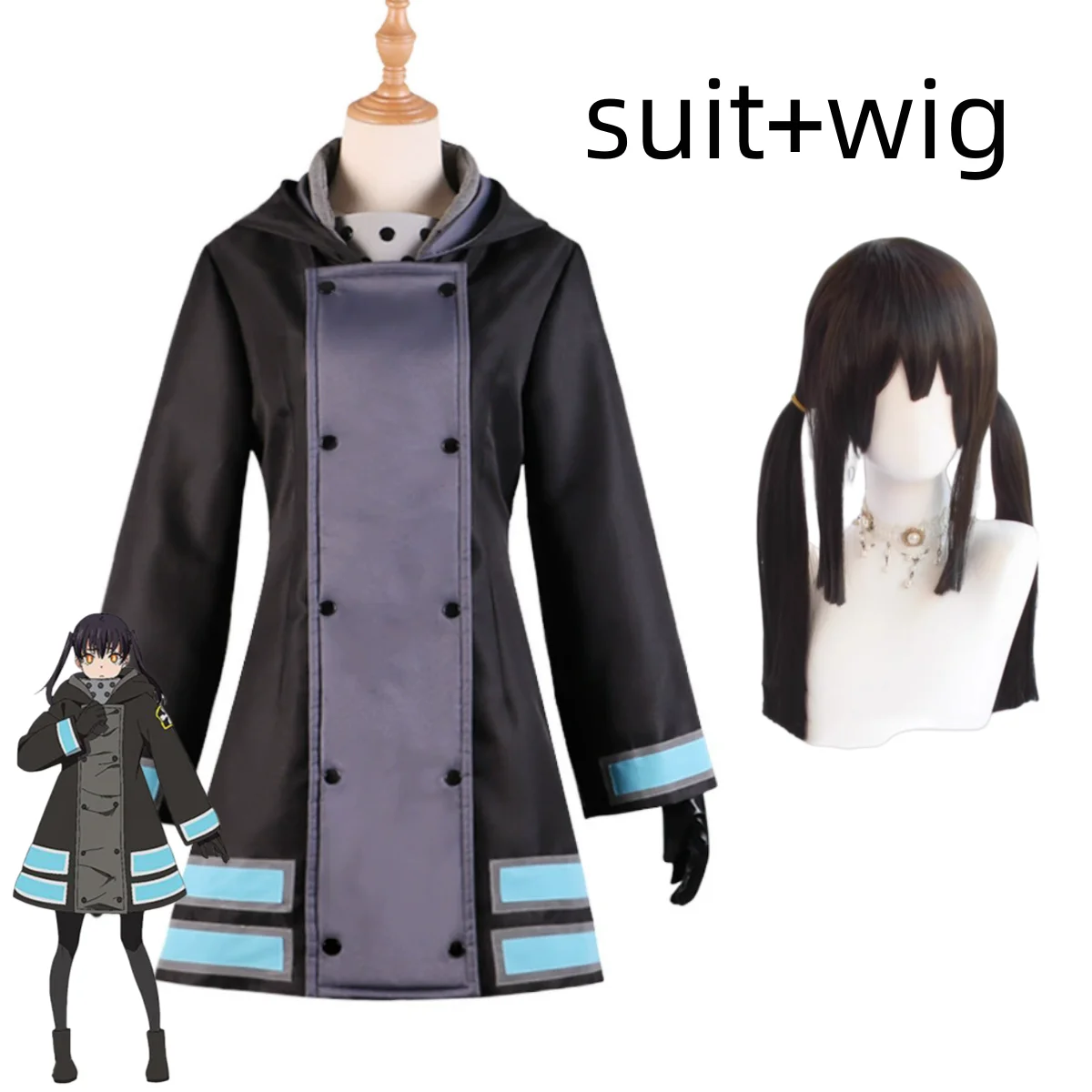 suit wig