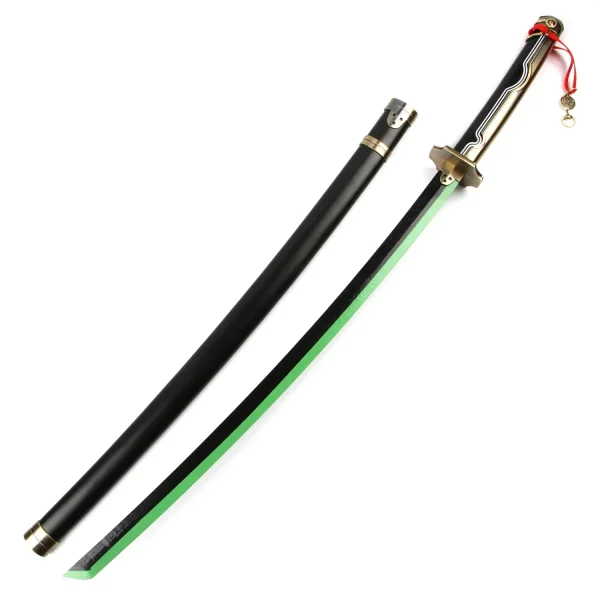 終わりのセラフ 百夜優一郎 100cm 木製刀剣 アスラマル 黒い悪魔 コスプレ衣装パーティー用 - 画像 (3)
