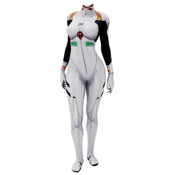 アニメ EVA アヤナミ レイ コスプレ 服装 ボディースーツ 3D プリント ゼンタイ - 画像 (4)