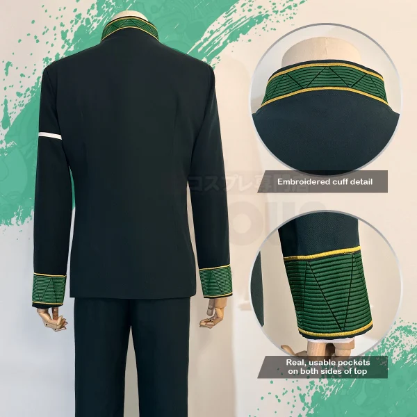 ハルカサクラ風ブレーカーコスプレ ウィッグ付 学ランセット - 画像 (5)
