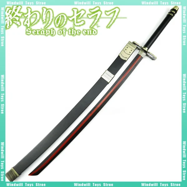 終わりのセラフ 一瀬グレン 真昼の夜刀剣 103cm 木製武器モデル コスプレ用