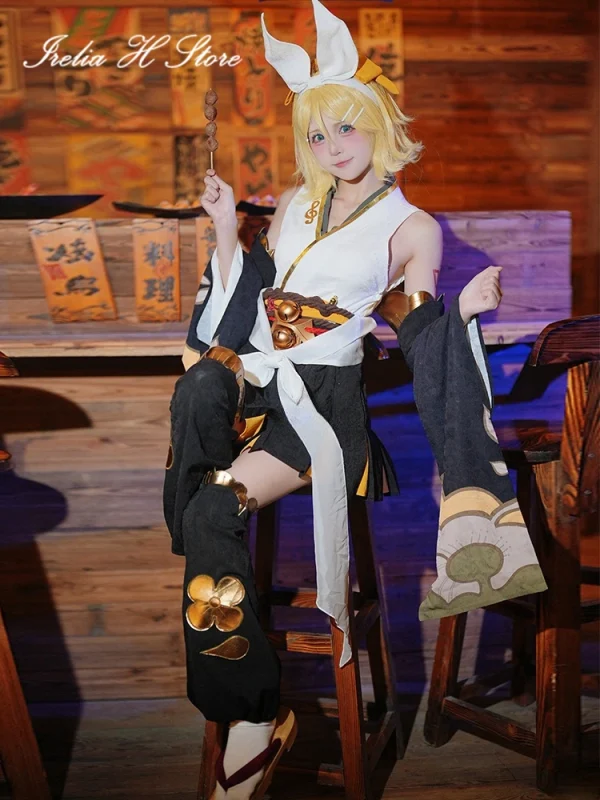 陰陽師 アイレリア コスプレドレス 性感着物 ハロウィン衣装