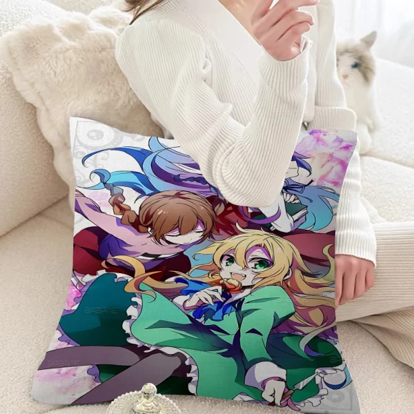 クラシックホラーゲームIb 恐怖の美術館 枕カバー デザインクッション ホリデー装飾 - 画像 (10)