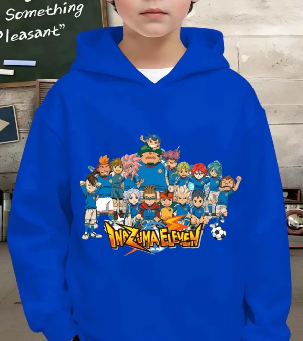 イナズマイレブンGO フーディー 子供用 長袖 秋冬 カートゥーン 男女兼用 キャジュアルトップ - 画像 (2)