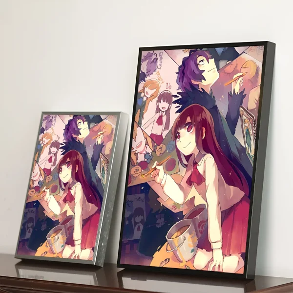 クラシックホラーIb 恐怖美術館 防水ポスター 紙ステッカー コーヒーハウスバー 美術壁画 - 画像 (12)