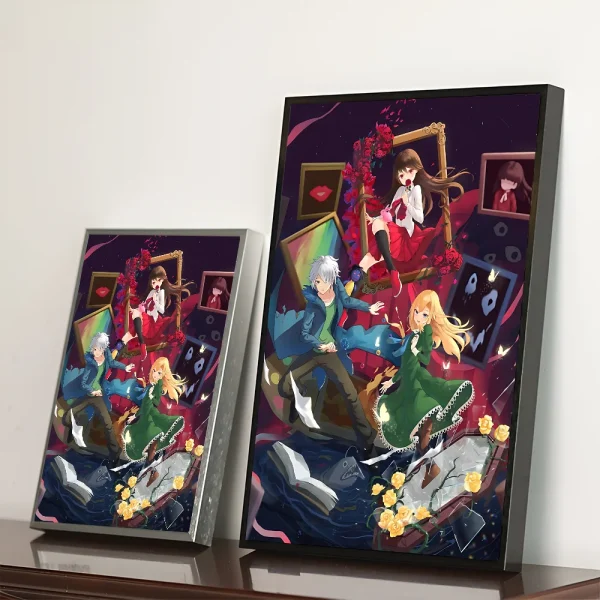 クラシックホラーIb 恐怖美術館 防水ポスター 紙ステッカー コーヒーハウスバー 美術壁画 - 画像 (21)